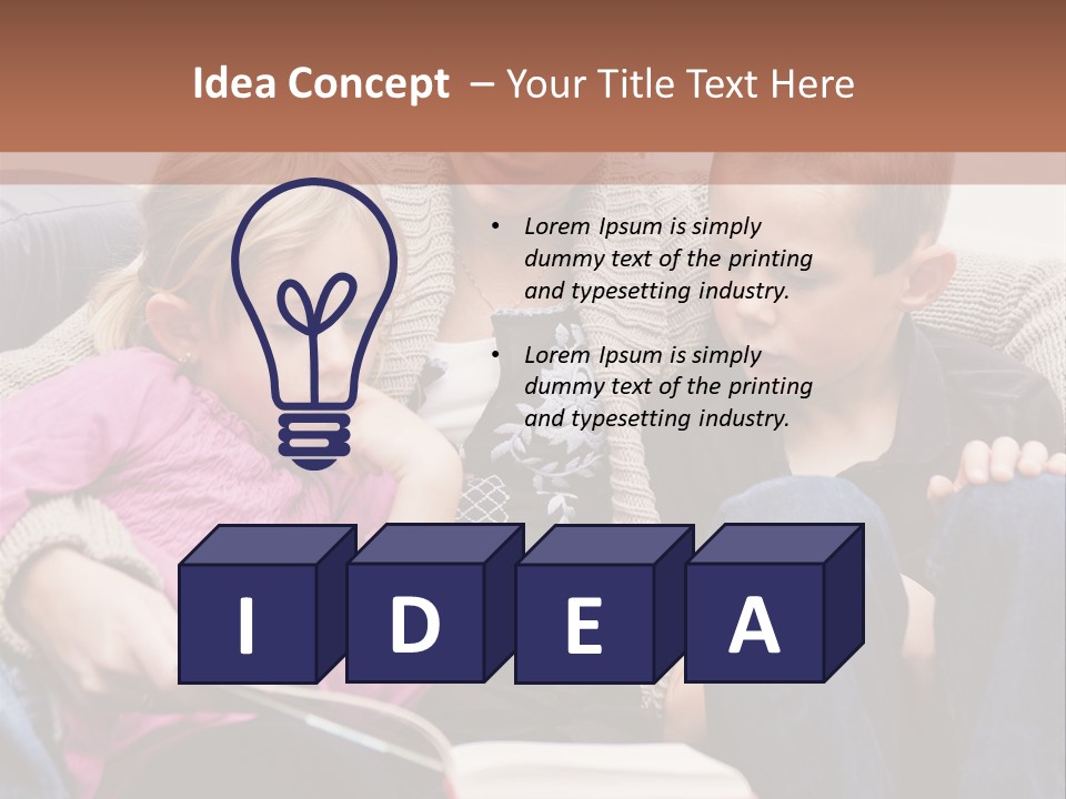 Photo People Smiling PowerPoint Template