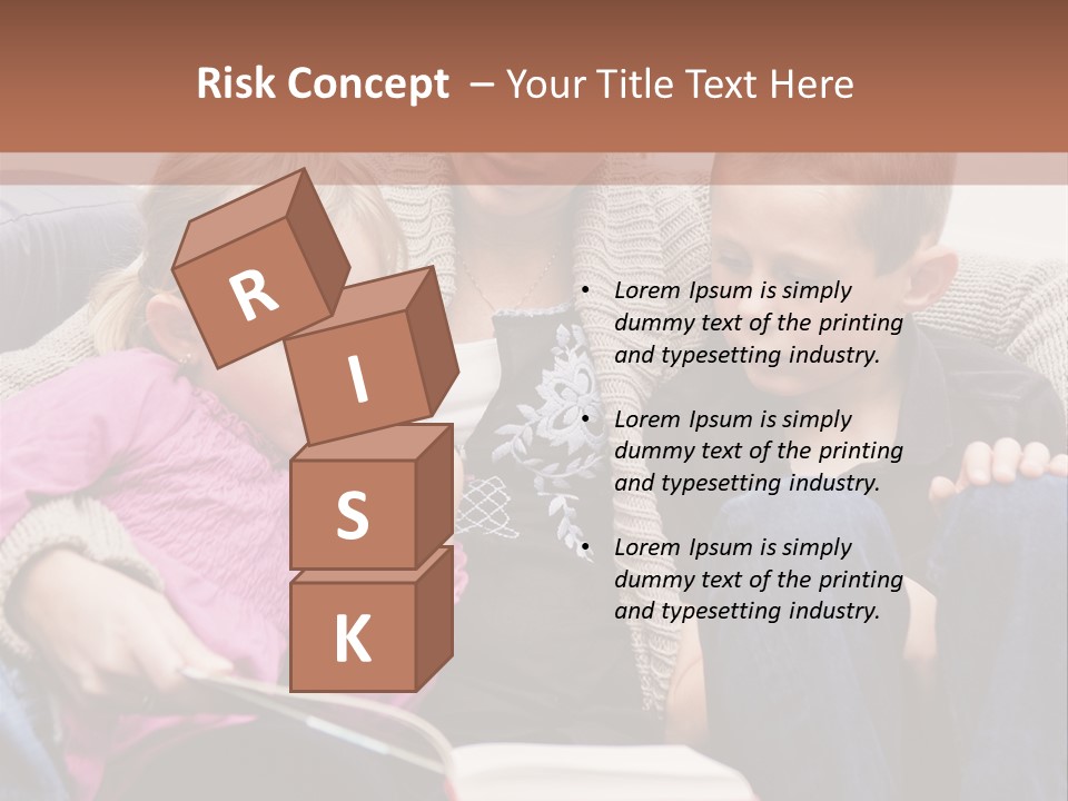 Photo People Smiling PowerPoint Template