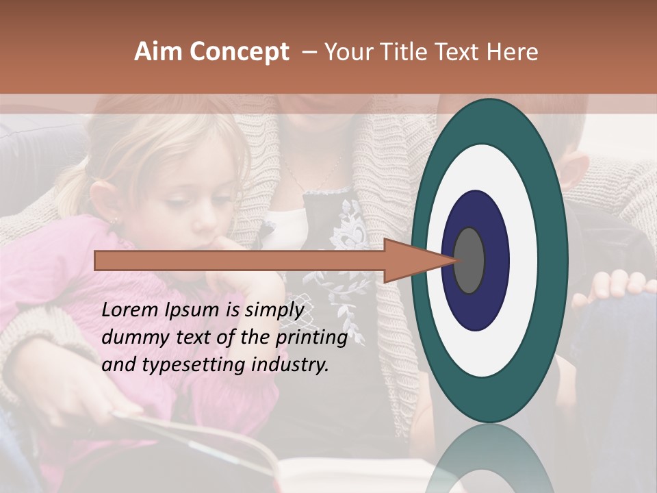 Photo People Smiling PowerPoint Template