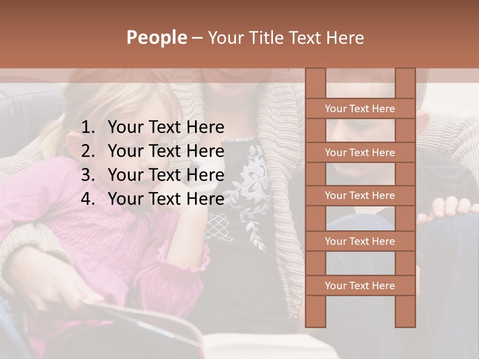 Photo People Smiling PowerPoint Template