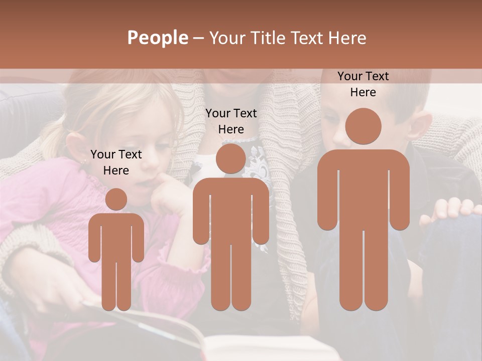 Photo People Smiling PowerPoint Template