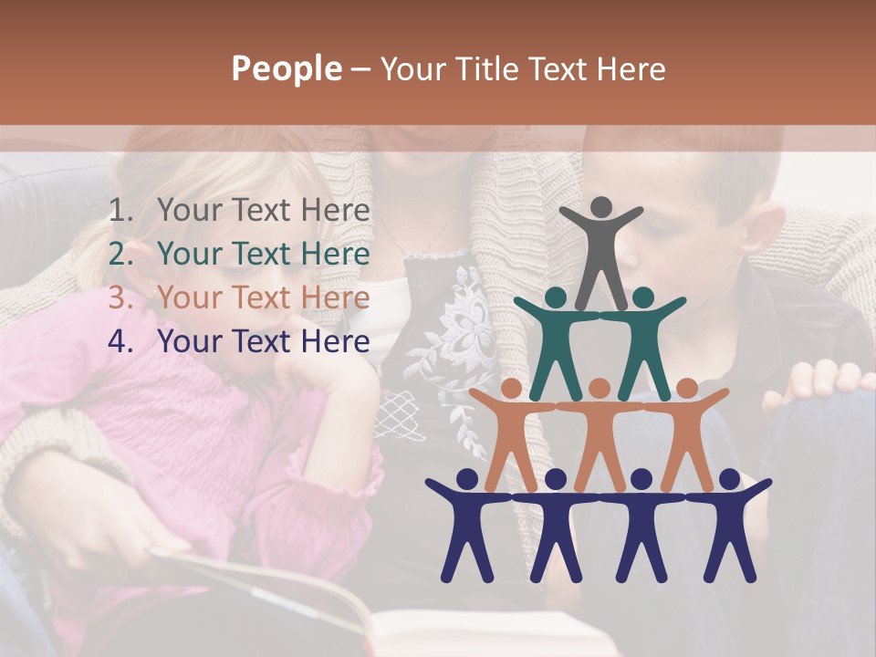 Photo People Smiling PowerPoint Template