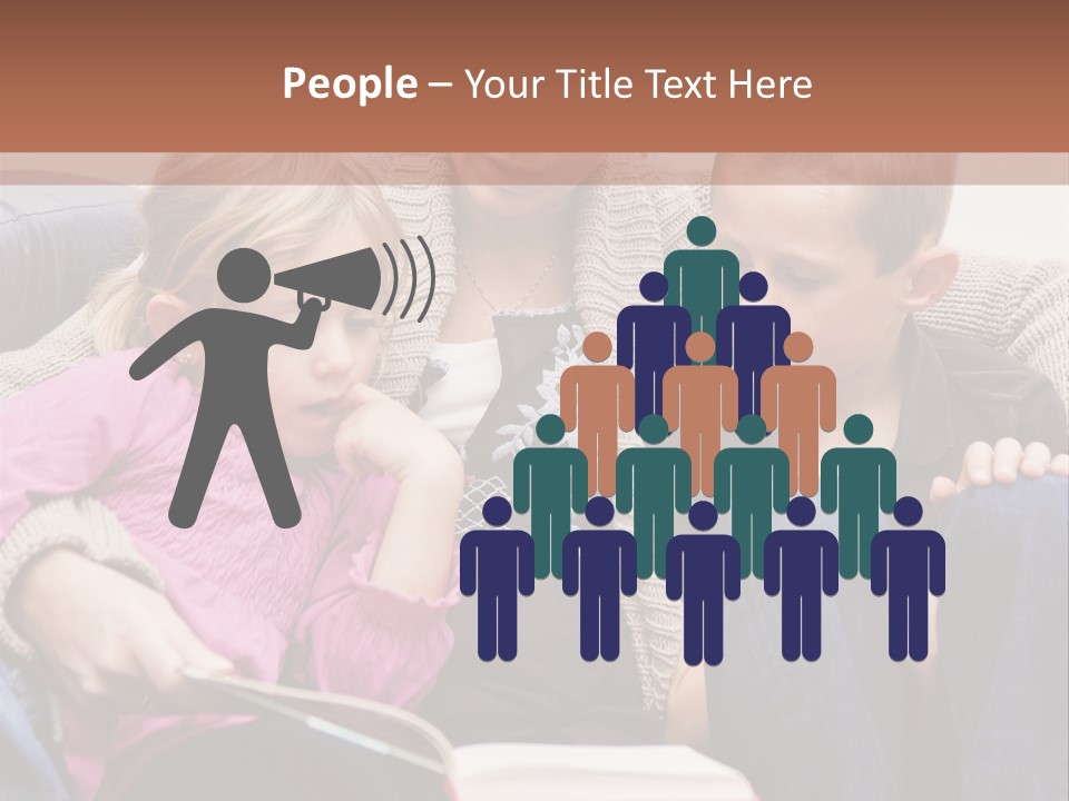 Photo People Smiling PowerPoint Template