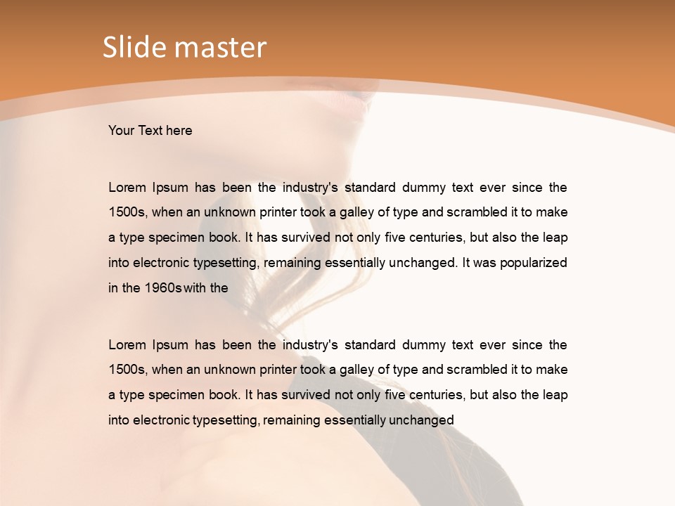 Style Visage Cool PowerPoint Template