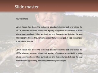 Salmon Smile Summer PowerPoint Template