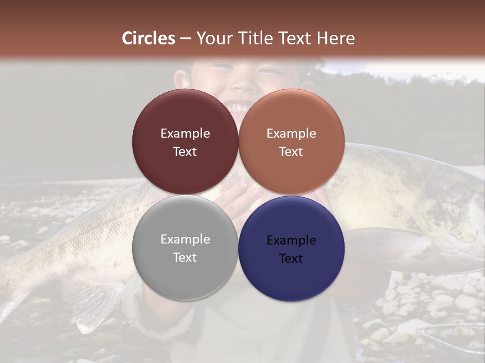 Salmon Smile Summer PowerPoint Template