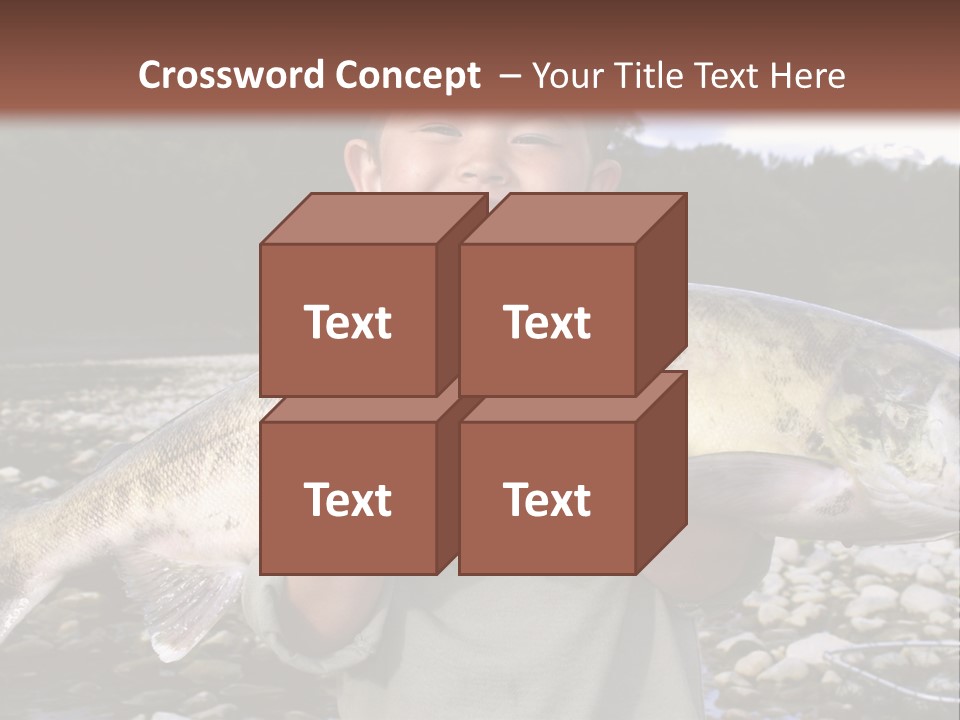 Salmon Smile Summer PowerPoint Template