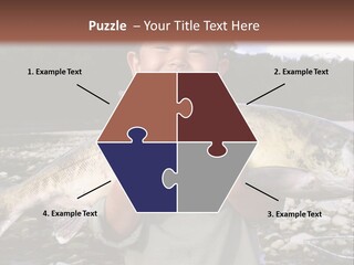 Salmon Smile Summer PowerPoint Template