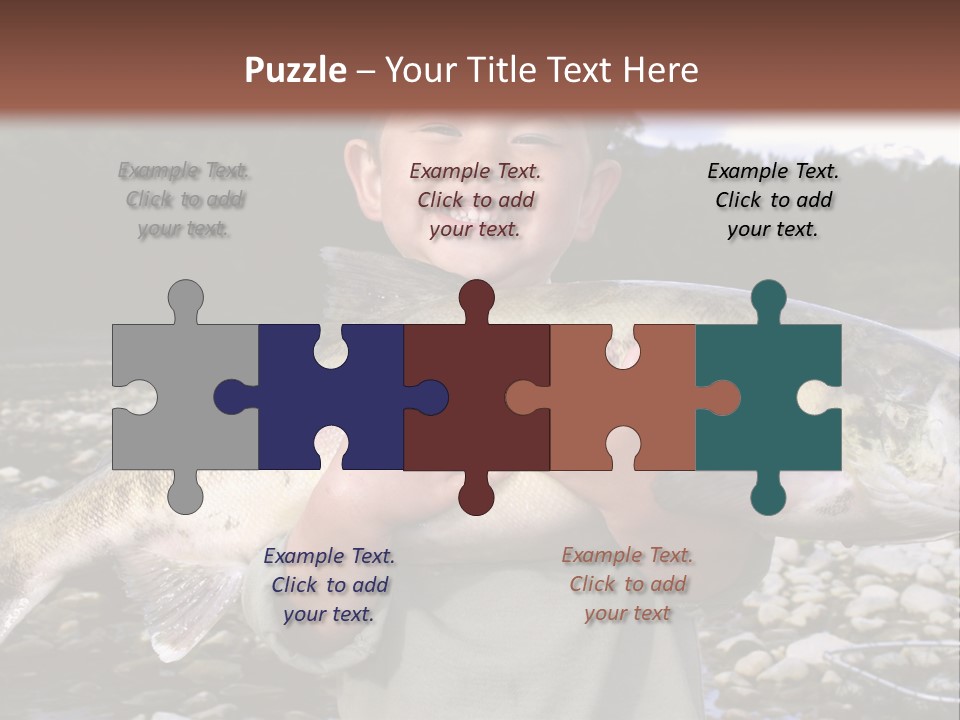 Salmon Smile Summer PowerPoint Template