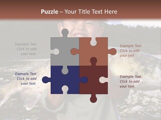 Salmon Smile Summer PowerPoint Template