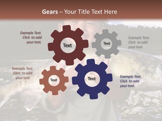 Salmon Smile Summer PowerPoint Template