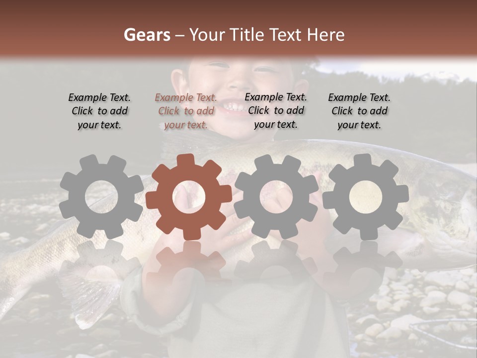 Salmon Smile Summer PowerPoint Template