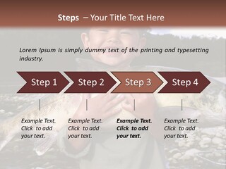 Salmon Smile Summer PowerPoint Template