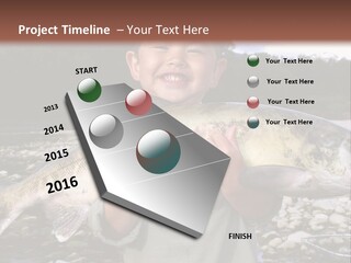 Salmon Smile Summer PowerPoint Template