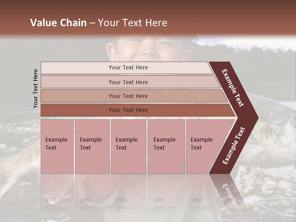 Salmon Smile Summer PowerPoint Template