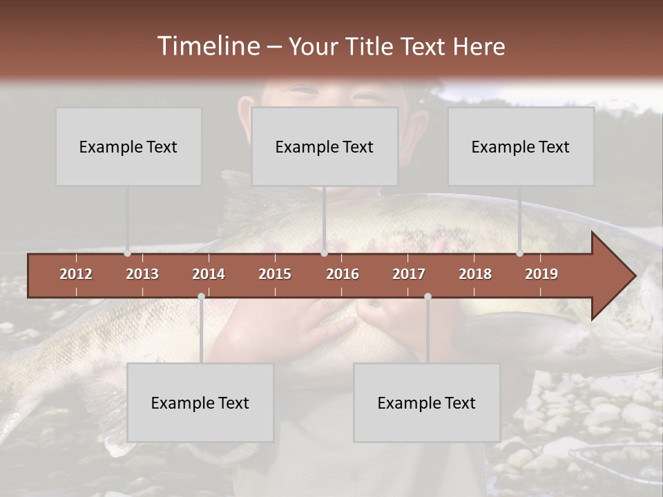 Salmon Smile Summer PowerPoint Template