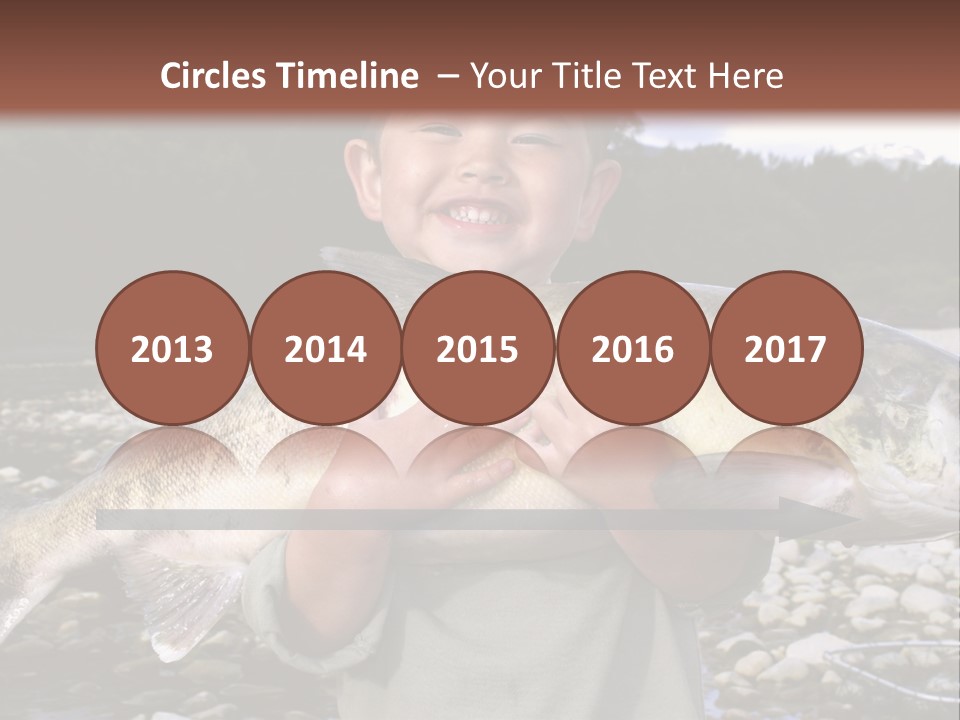 Salmon Smile Summer PowerPoint Template