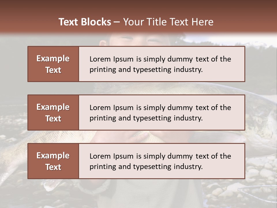 Salmon Smile Summer PowerPoint Template
