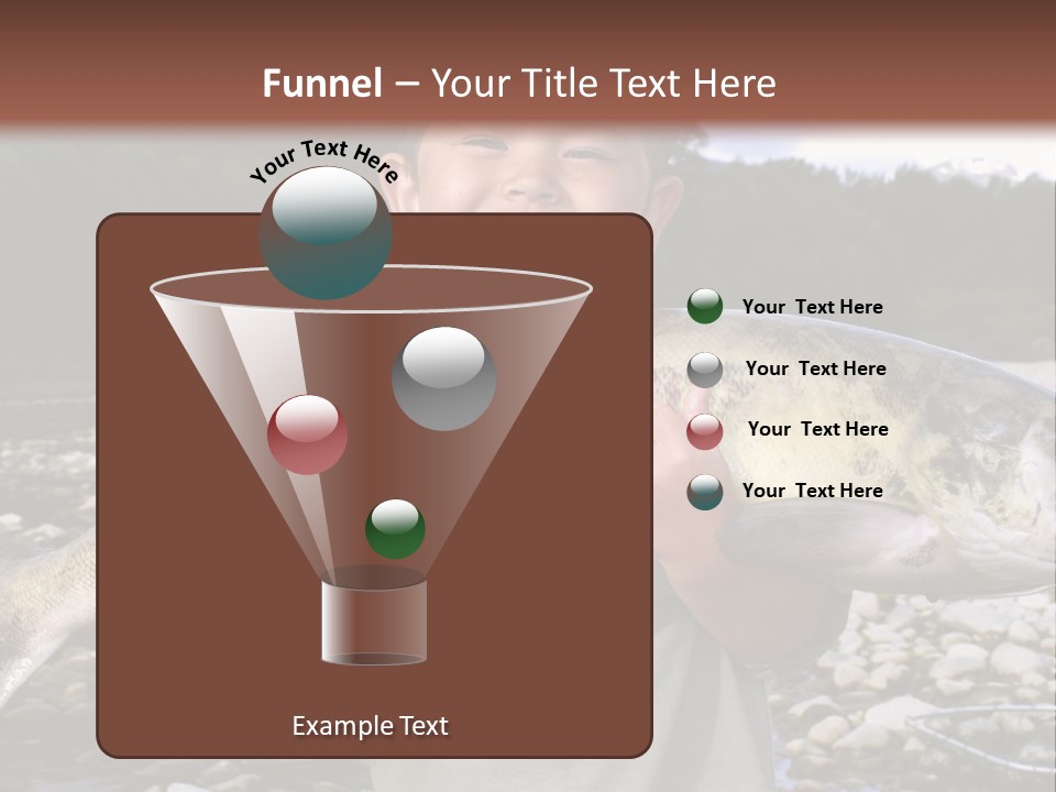 Salmon Smile Summer PowerPoint Template