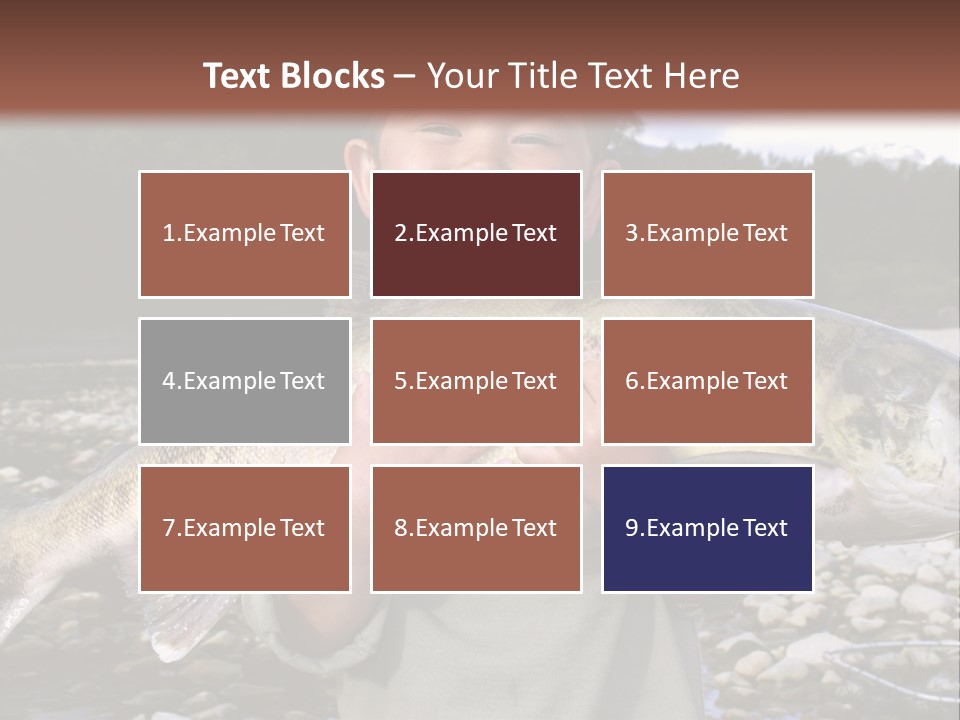 Salmon Smile Summer PowerPoint Template