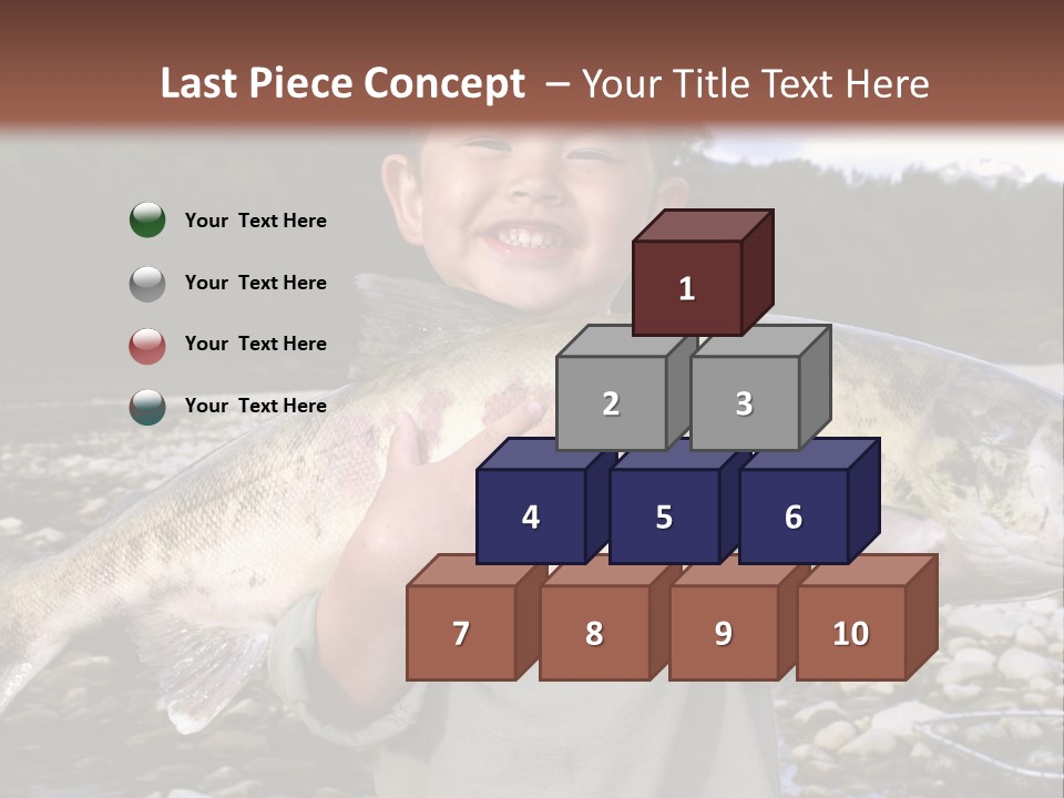 Salmon Smile Summer PowerPoint Template