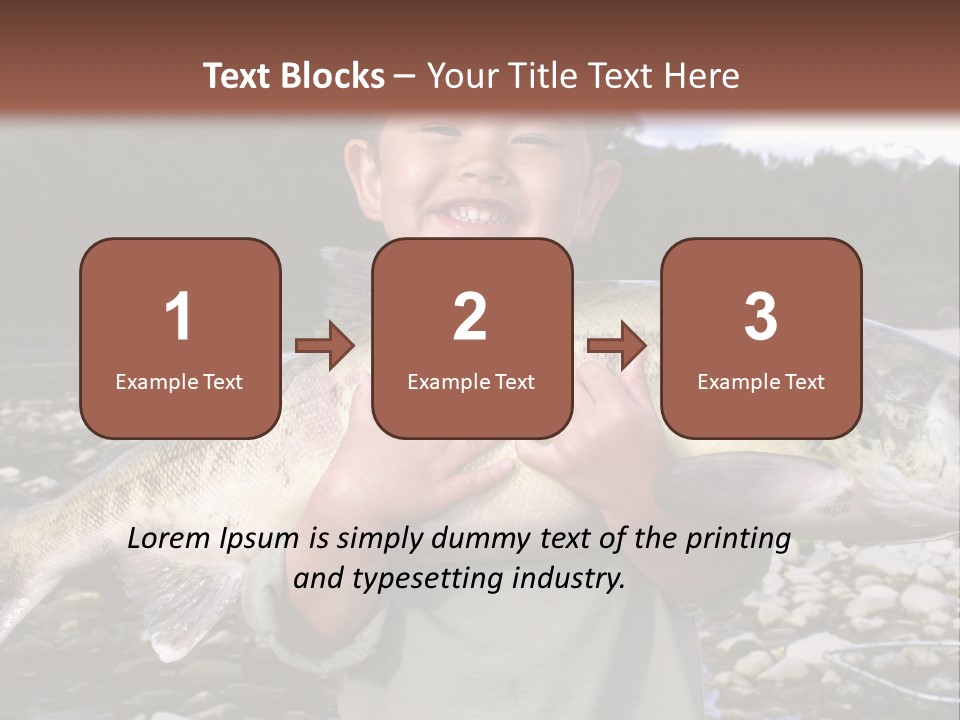 Salmon Smile Summer PowerPoint Template
