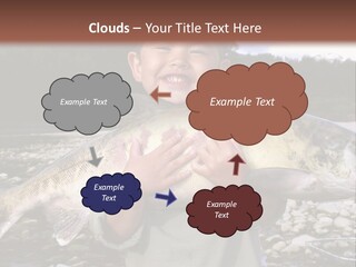 Salmon Smile Summer PowerPoint Template