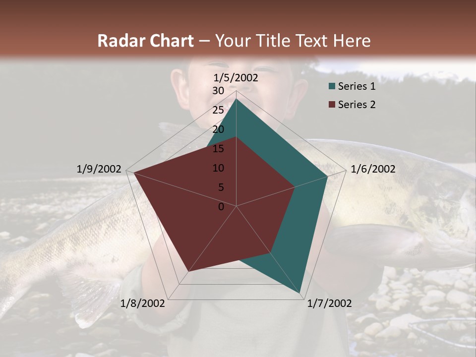 Salmon Smile Summer PowerPoint Template