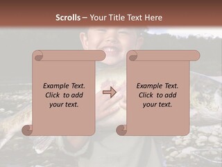 Salmon Smile Summer PowerPoint Template