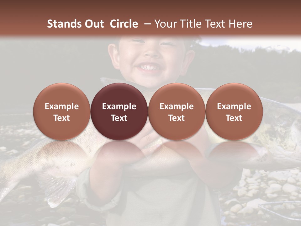 Salmon Smile Summer PowerPoint Template