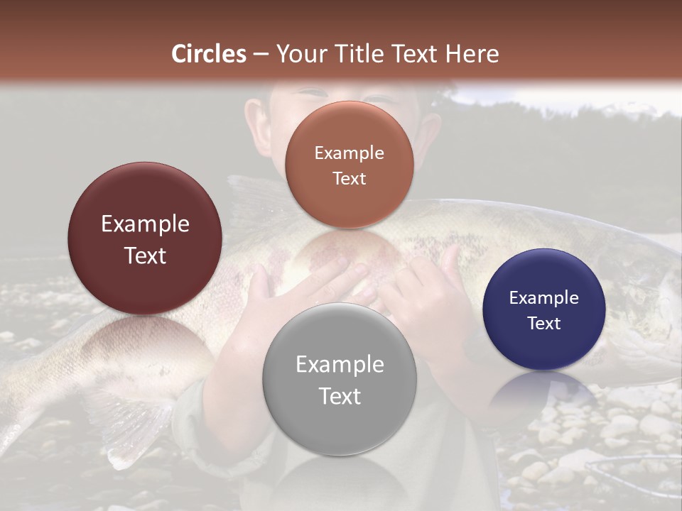 Salmon Smile Summer PowerPoint Template