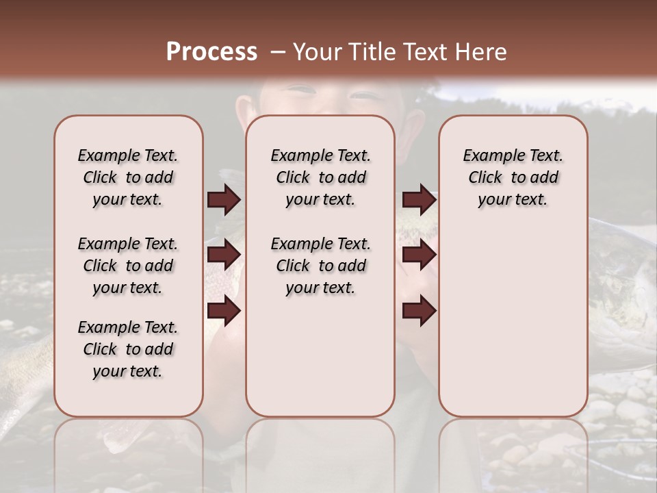 Salmon Smile Summer PowerPoint Template