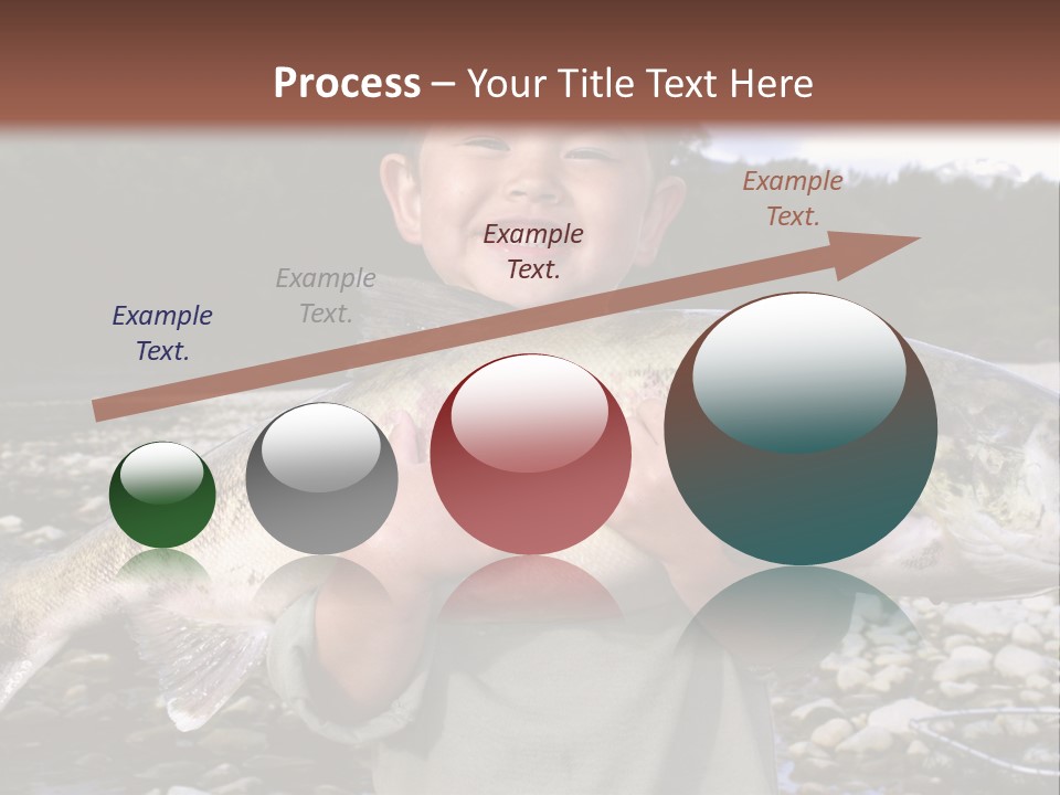 Salmon Smile Summer PowerPoint Template