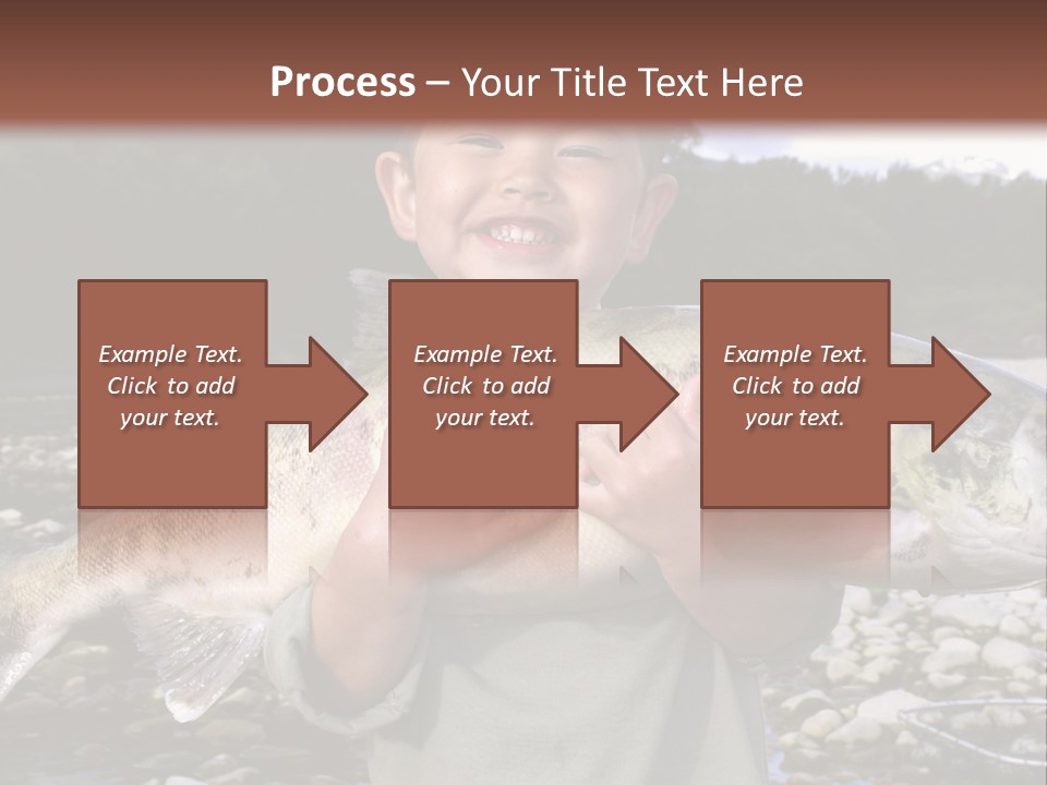 Salmon Smile Summer PowerPoint Template