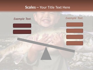 Salmon Smile Summer PowerPoint Template