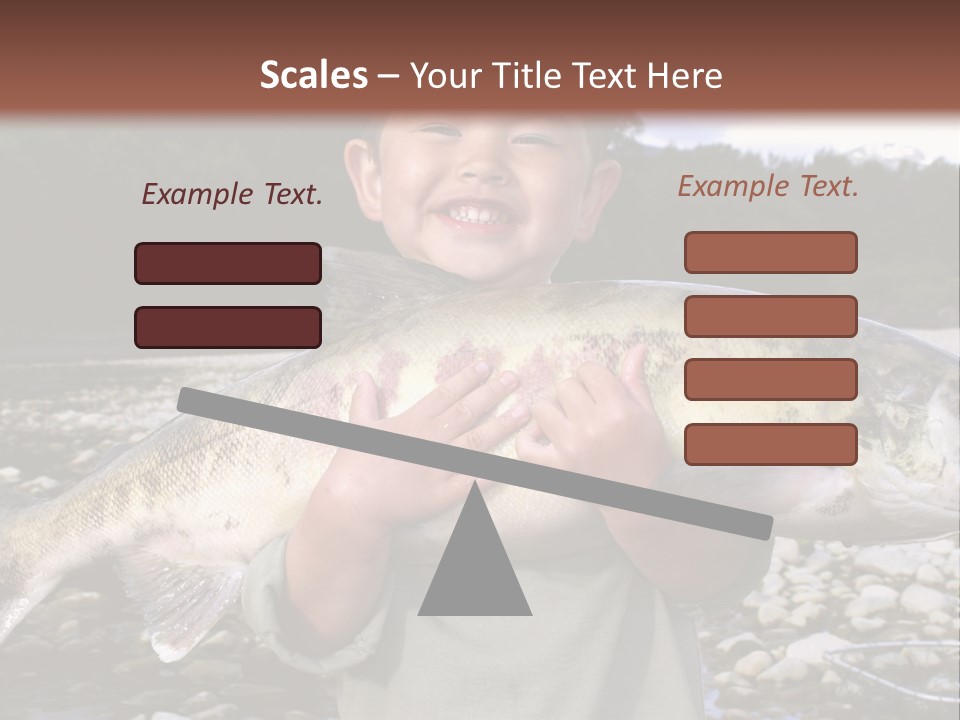 Salmon Smile Summer PowerPoint Template