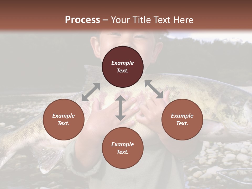 Salmon Smile Summer PowerPoint Template