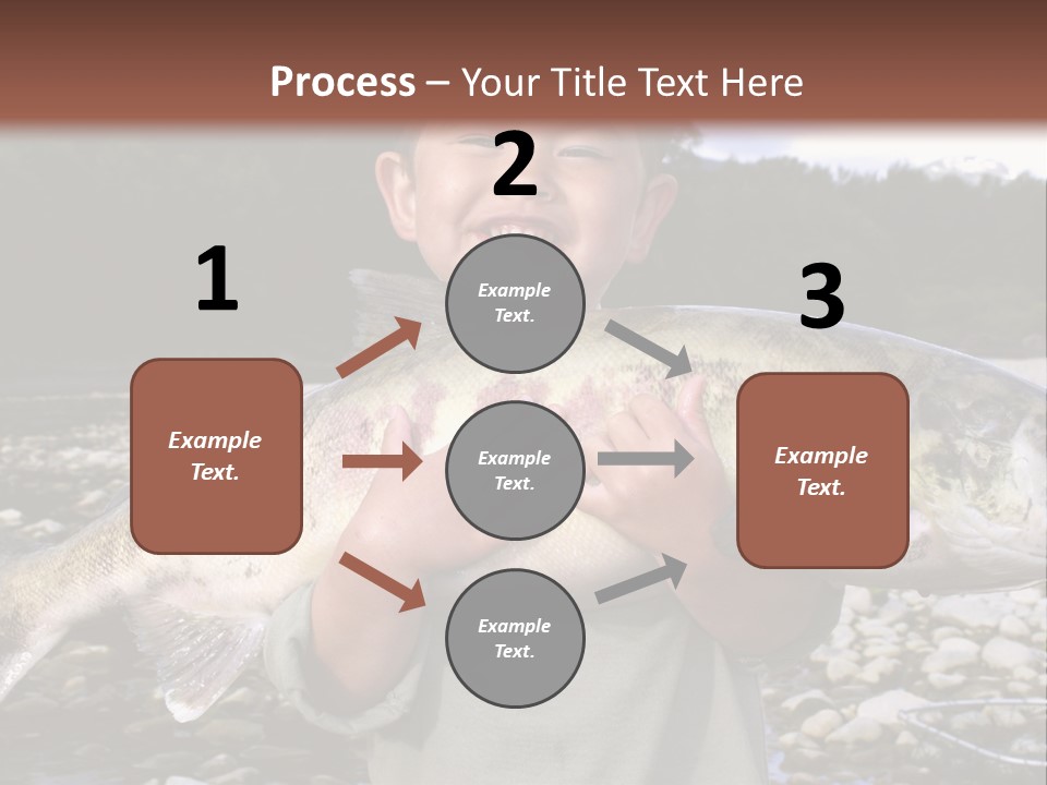 Salmon Smile Summer PowerPoint Template