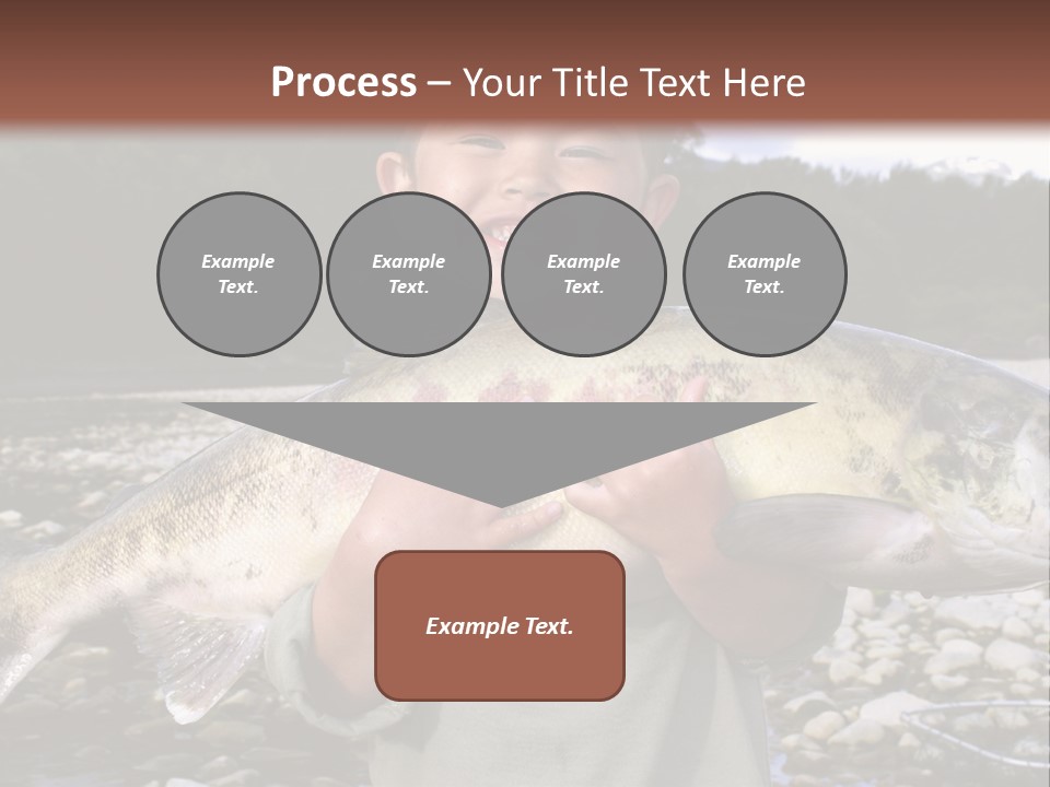 Salmon Smile Summer PowerPoint Template