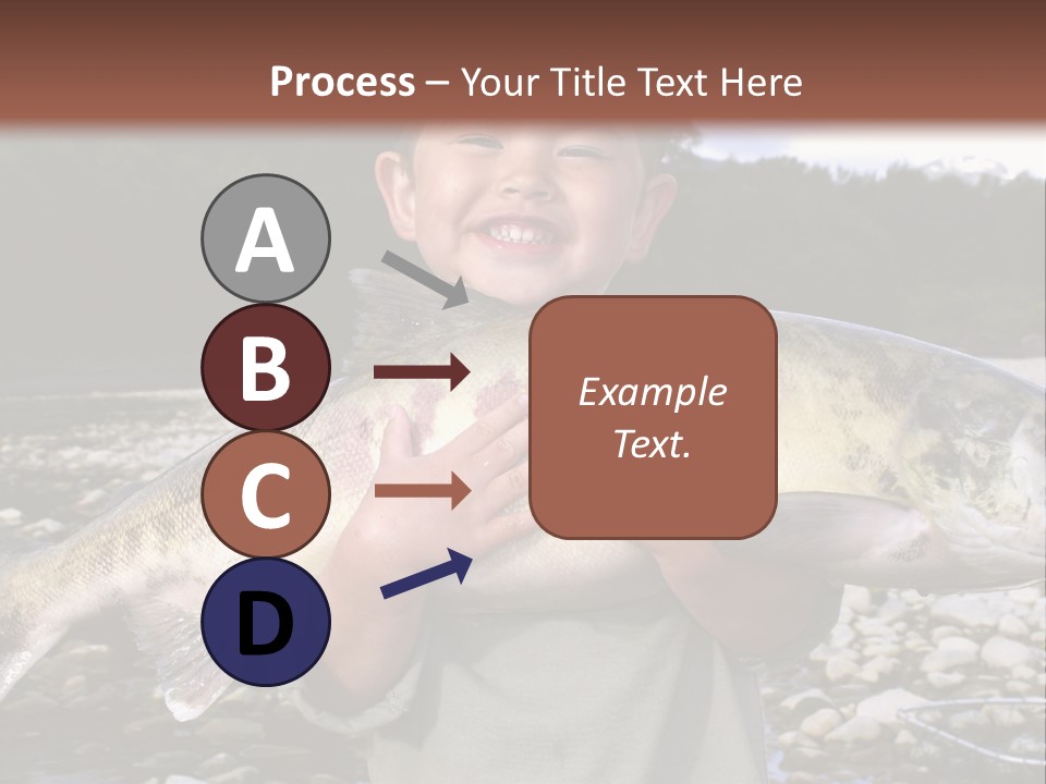 Salmon Smile Summer PowerPoint Template