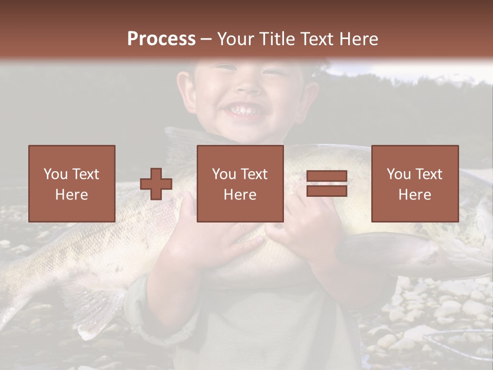 Salmon Smile Summer PowerPoint Template