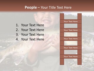 Salmon Smile Summer PowerPoint Template