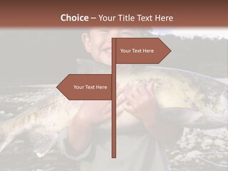 Salmon Smile Summer PowerPoint Template