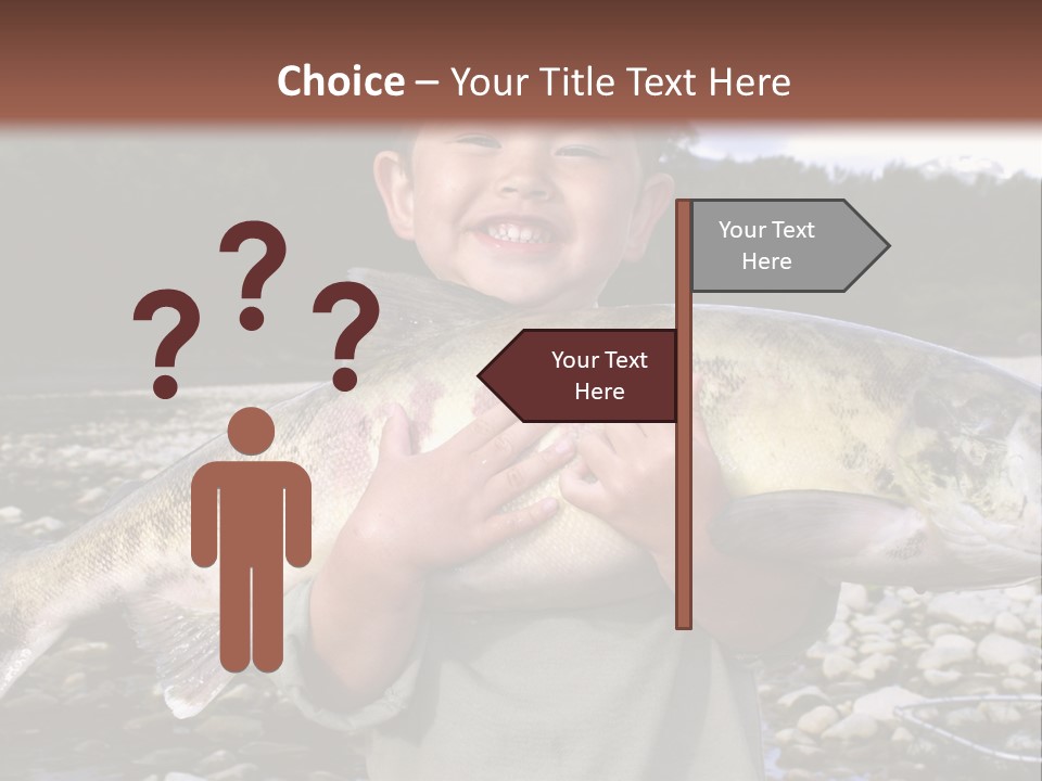 Salmon Smile Summer PowerPoint Template