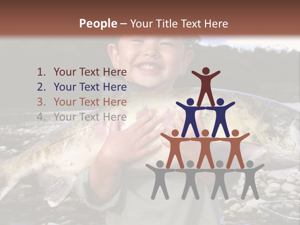 Salmon Smile Summer PowerPoint Template