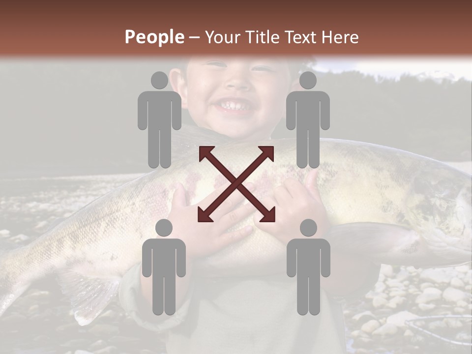 Salmon Smile Summer PowerPoint Template