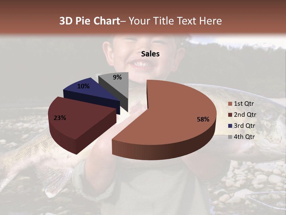 Salmon Smile Summer PowerPoint Template