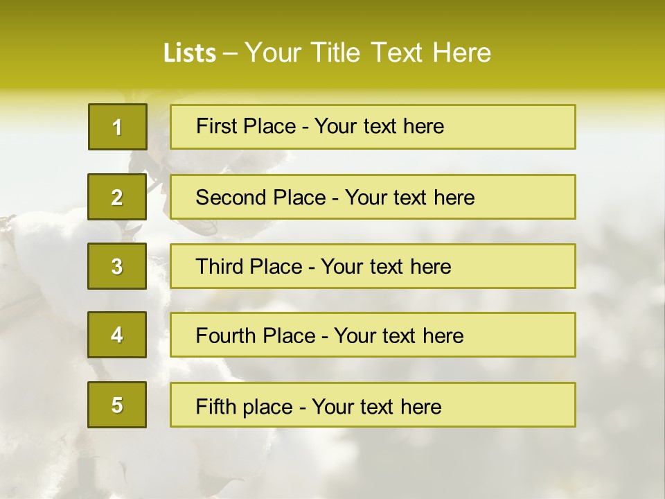 Agriculture Softness Grow PowerPoint Template
