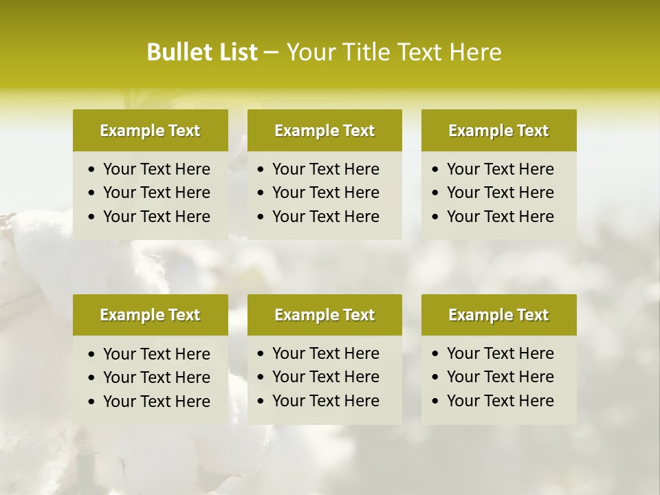 Agriculture Softness Grow PowerPoint Template