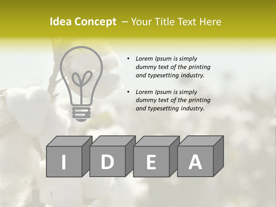 Agriculture Softness Grow PowerPoint Template